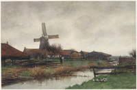 EE 024
<br/>
'In de omgeving van Amsterdam'
<br/>
<em>Wijsmuller, Jan Hillebrand (1855-1925)</em>